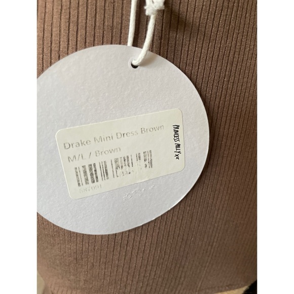 Princess Poly Drake Mini Dress Brown medium/large - Picture 4 of 5